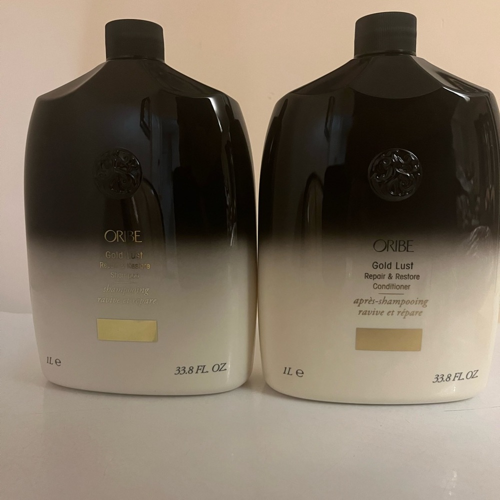 Oribe Gold Lust Repair Restore Shampoo & Conditioner Liter Duo